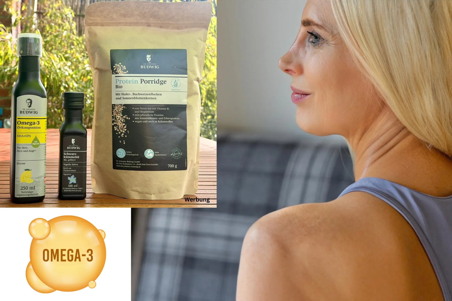 Dr. Johanna Budwig und Yogalehrerin Elischeba Wilde
